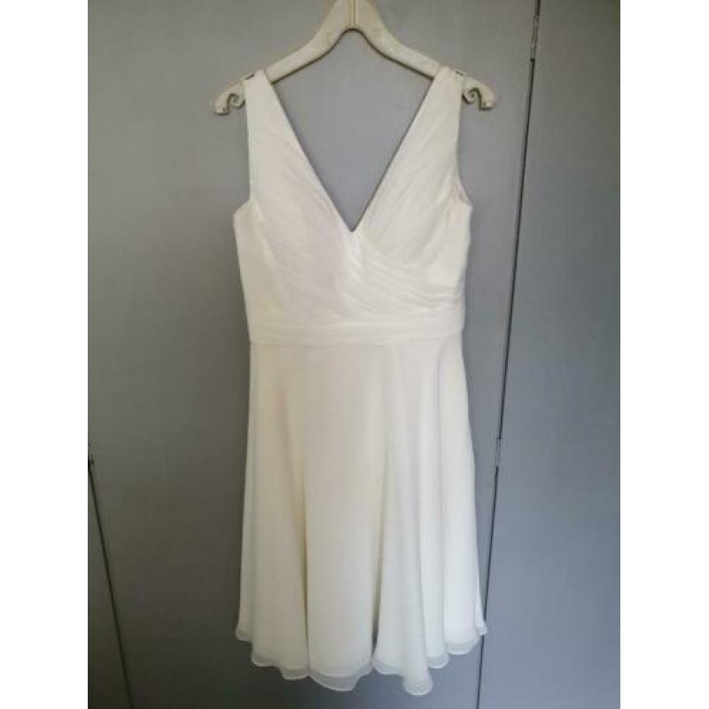 Te koop: Trouwjurk kort.