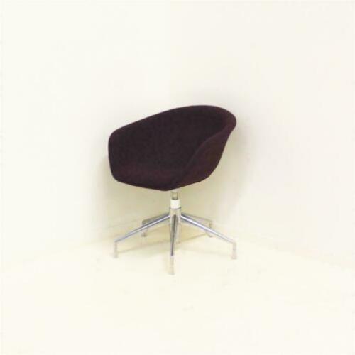 4x Arper Duna 02 design stoelen , vergaderstoelen Aubergine
