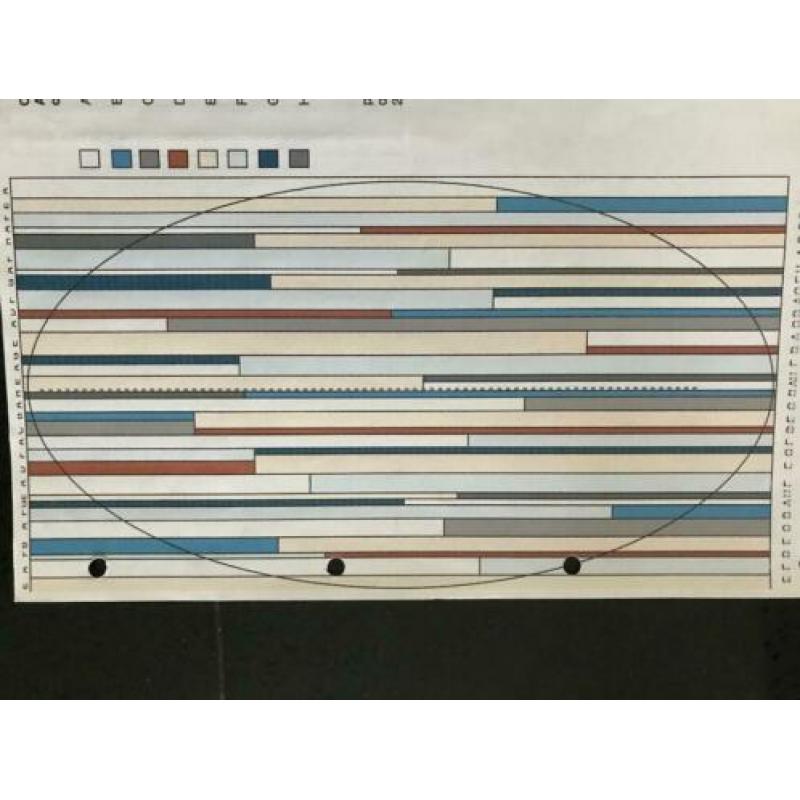 Unieke ovale eettafel 270 x 135 cm