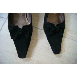 Peter Kaiser dames schoenen suede kleur zwart maat 4.5 37.5