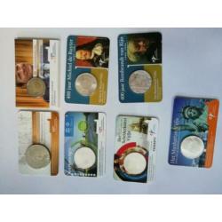 verzameling Nederlandse coincards 20x