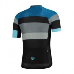 Fietsshirt Rogelli Peak blauw of grijs/oranje