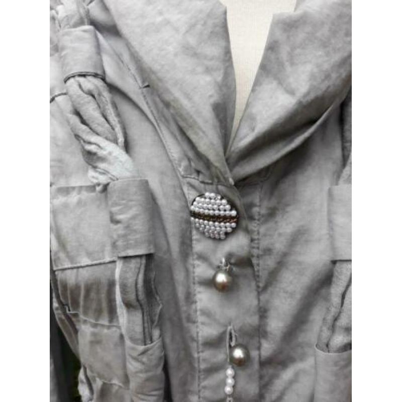 • Elisa Cavaletti blouse in grijs mt L, zgan deze mooie uitg