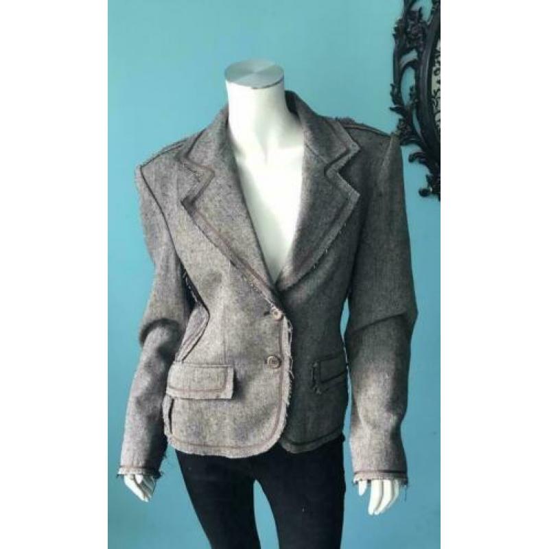 BBC Bruine getailleerde blazer, maat 42