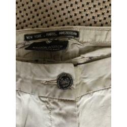 Maison scotch and soda chino zandkleur w30/32