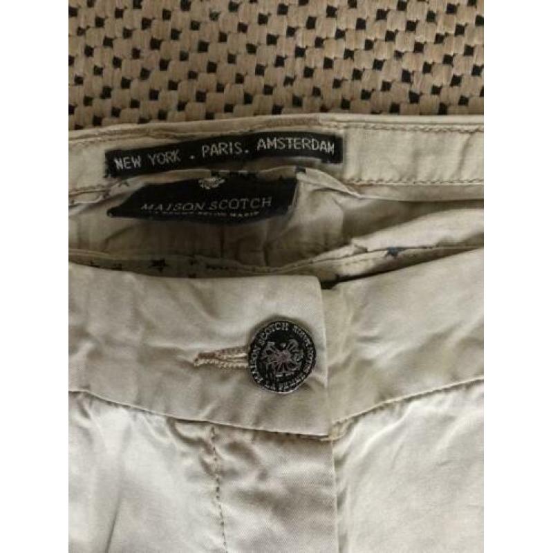 Maison scotch and soda chino zandkleur w30/32