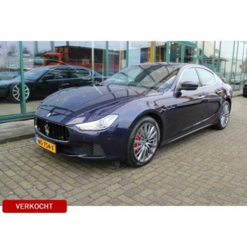 Maserati Ghibli 3.0 V6 D 275 pk slechts 23.000 km!