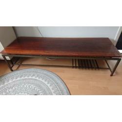 vintage retro design lage tafel / bankje van topform