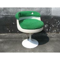 Pluche stoeltjes '70s ( Retro/Vintage/Design )