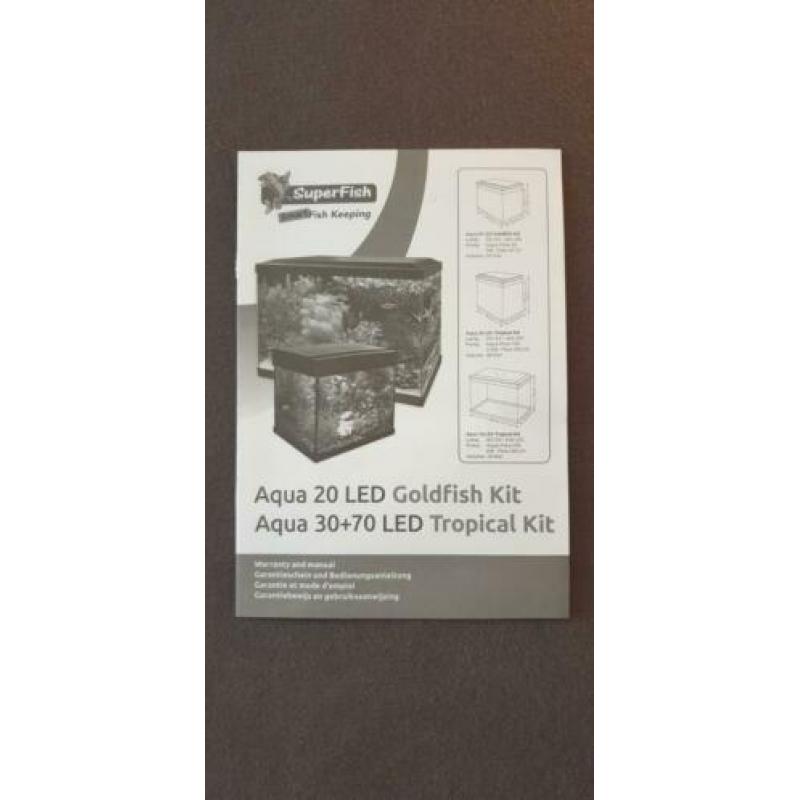 SuperFish Aquarium Aqua 70 LED 70 liter