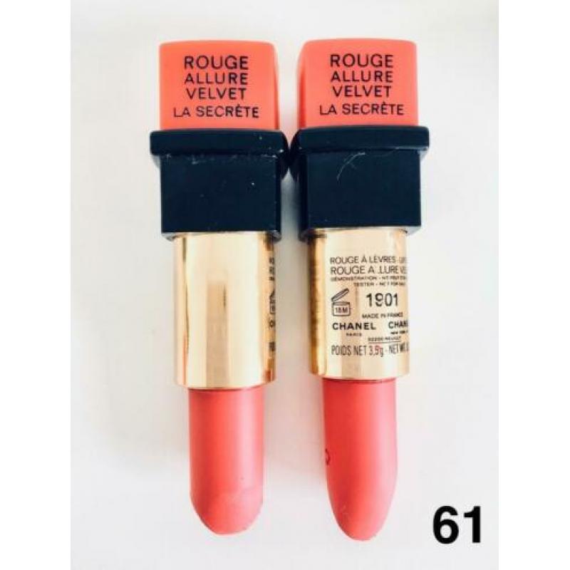 Chanelskin Rouge Allure Velvet Lipstick Testers nr 57 - 73