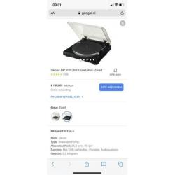 Denon DP-200USB platenspeler Zgan