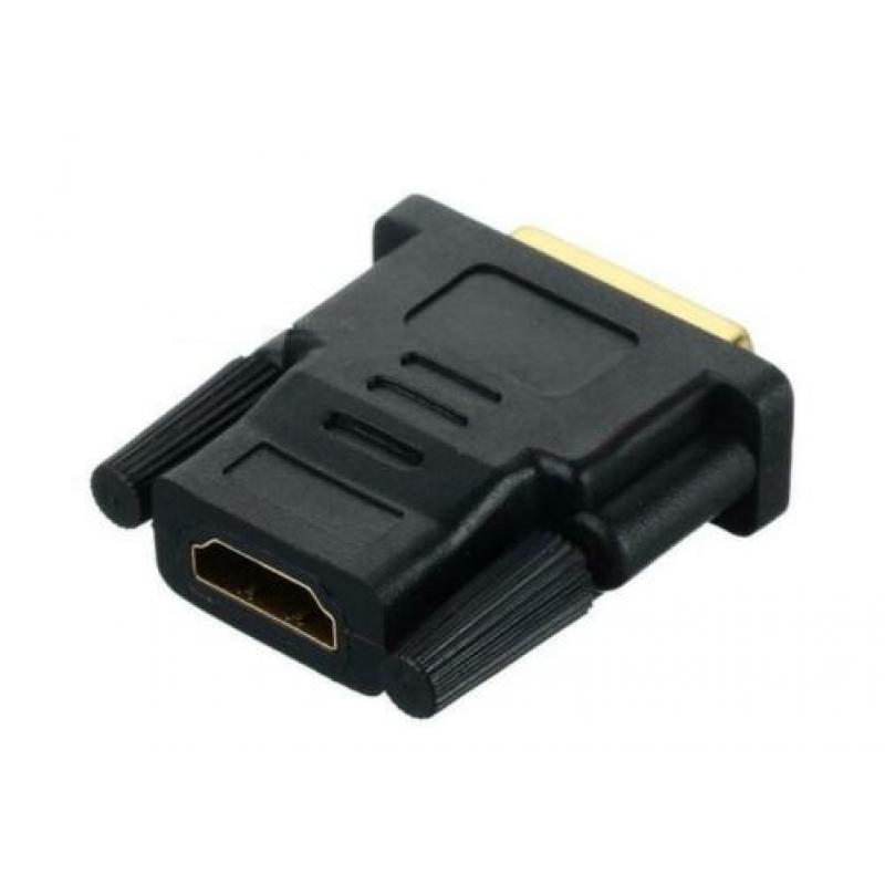 DVI-D MAle naar HDMI Female Adapter *** NIEUW GOLDPLATED ***