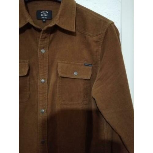 Silvercreek blouse bloes cognac overhemd mt M