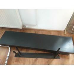 2 Ikea wand plank zwart