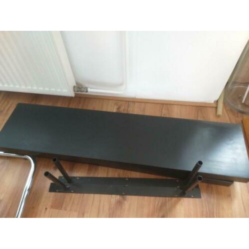 2 Ikea wand plank zwart