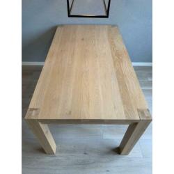 Eiken eet tafel 160 X 90 als nieuw