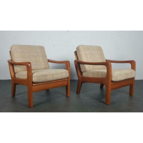 Vintage deense fauteuils, Juul Kristensen