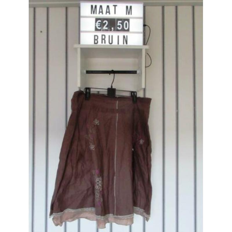 Dames rok maat M bruin