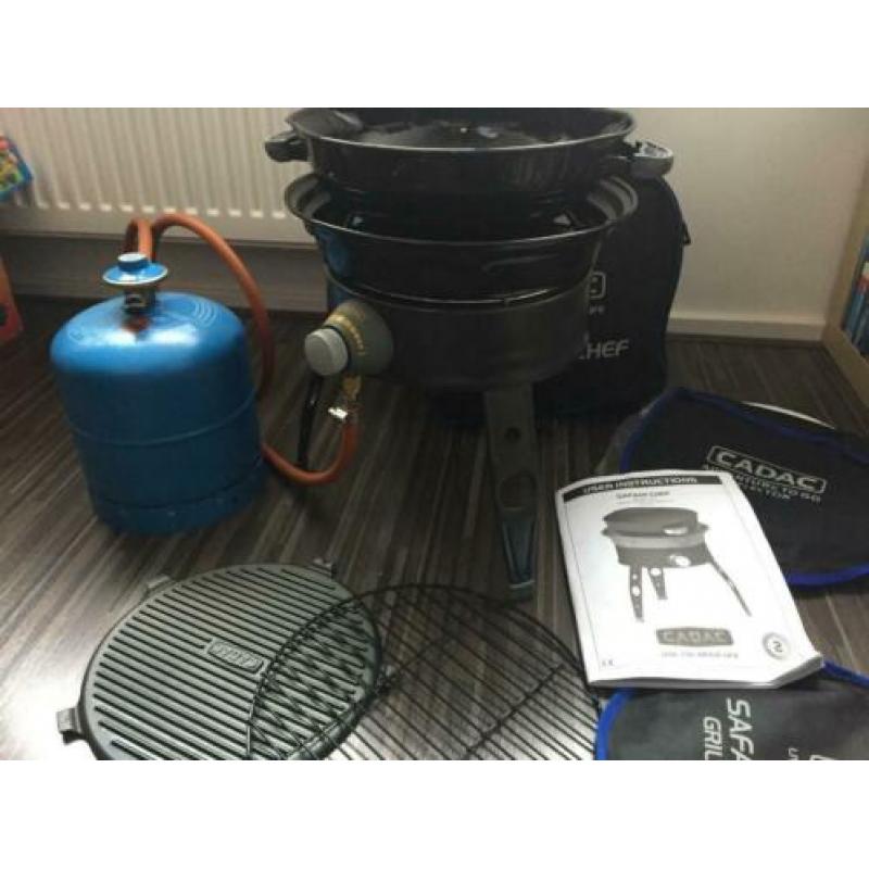 Cadac Safari Chef BBQ Party Grill BBG gasstel, type 6547