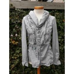 • Elisa Cavaletti blouse in grijs mt L, zgan deze mooie uitg