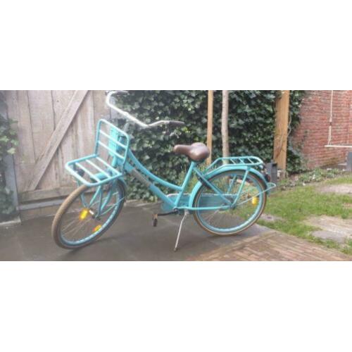 Cargo meisjesfiets van Popal, blauw, 24 inch