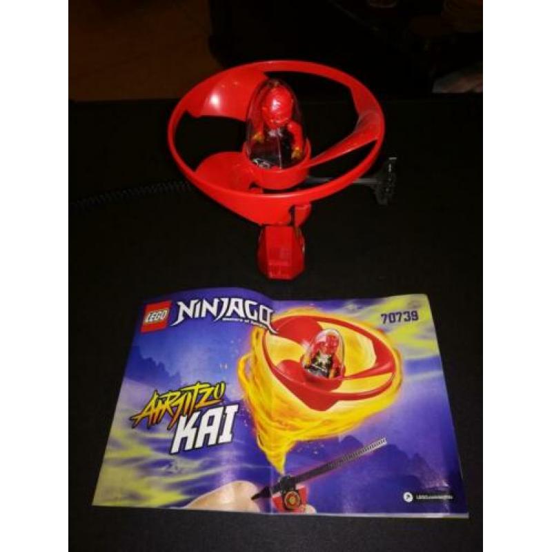 5 sets Lego Ninjago Airjitzu : Cole, Kai, Jay, Morro, Wrayth