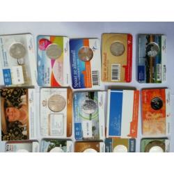 verzameling Nederlandse coincards 20x