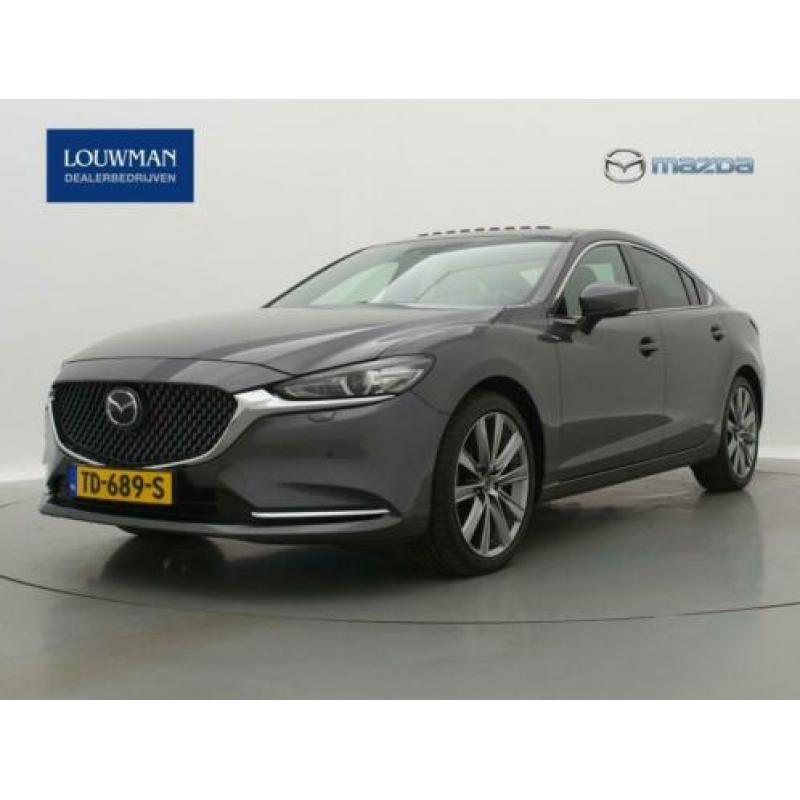 Mazda 6 2.0 SKYACTIV-G SIGNATURE AUTOMAAT leder, schuifdak,