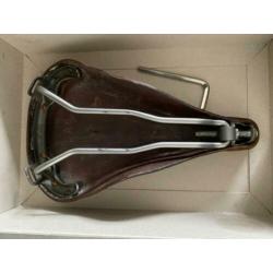 Brooks fietszadel + Brooks handvatten