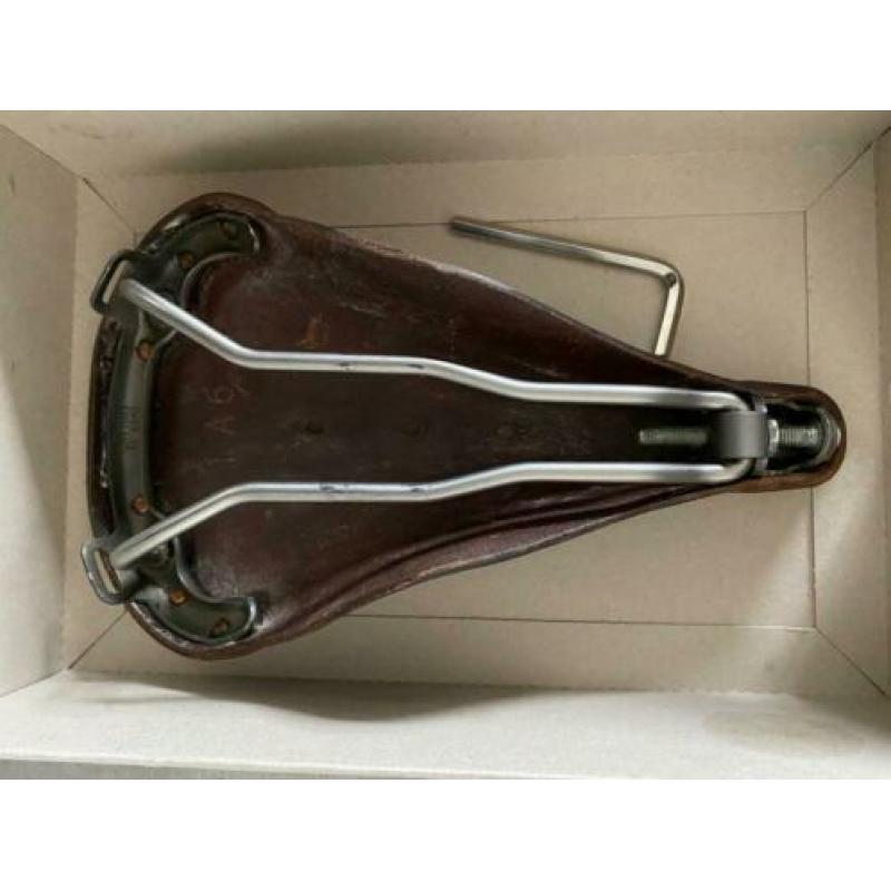 Brooks fietszadel + Brooks handvatten