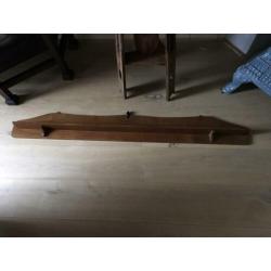 Prachtige amsterdamse school/art deco eiken wandplank