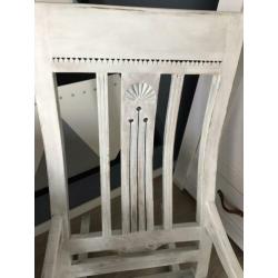 Houten schommelstoel
