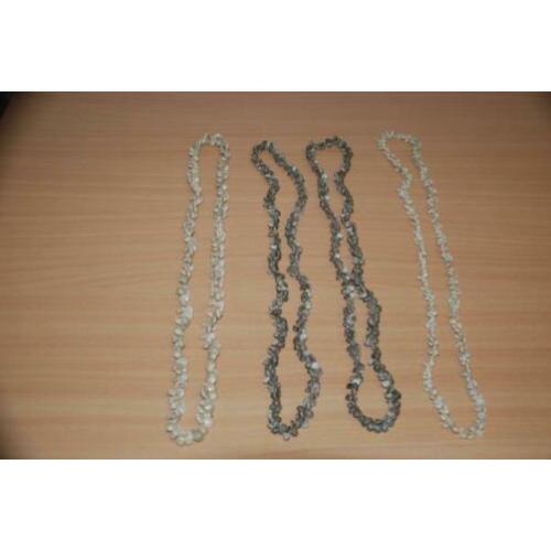Ketting schelpen 4 x.