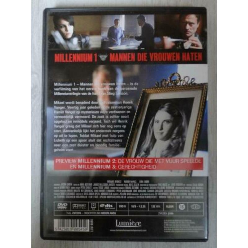 DVD Millennium 1: Mannen Die Vrouwen Haten