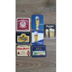 43 BELGISCHE BIERVILTJES uit Verzameling.