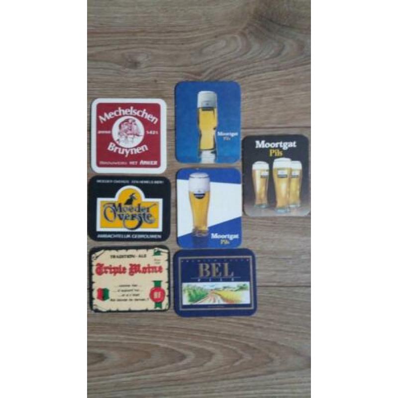 43 BELGISCHE BIERVILTJES uit Verzameling.