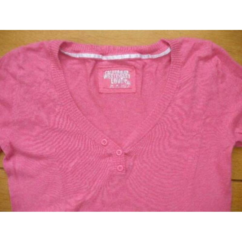 CALIFORNIAN WESTCOAST LOVE trui roze maat S