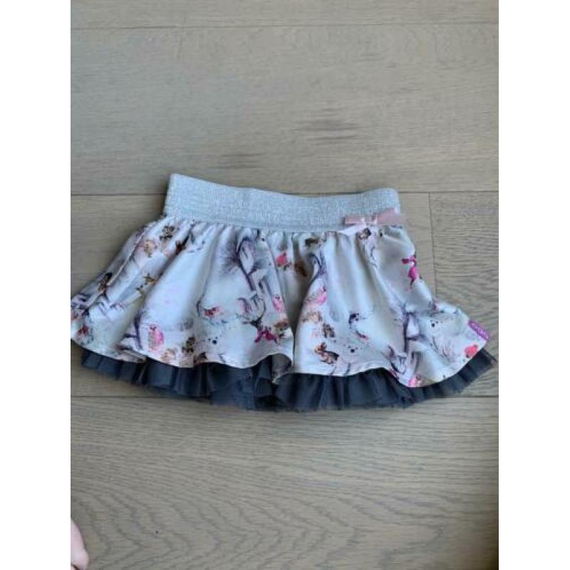 Meisjes rokje beebielove maat 86 / 80 bbl met 2 shirts