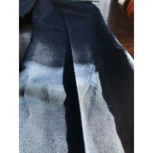 Blauwe pantalon 100% katoen mt 164