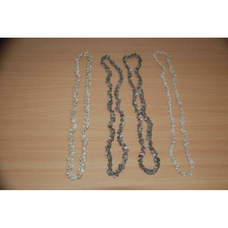 Ketting schelpen 4 x.