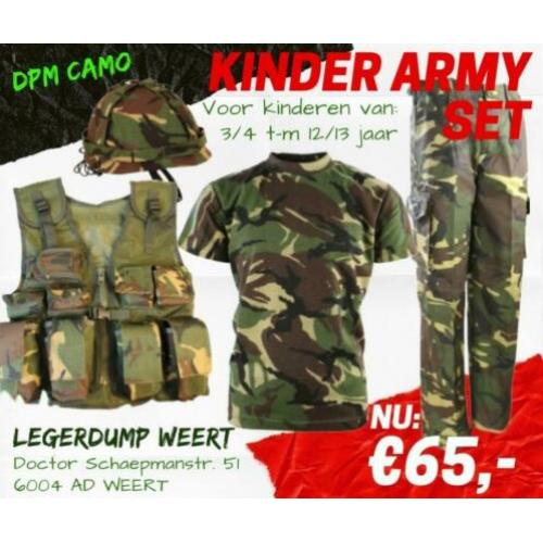 Complete kinder army set