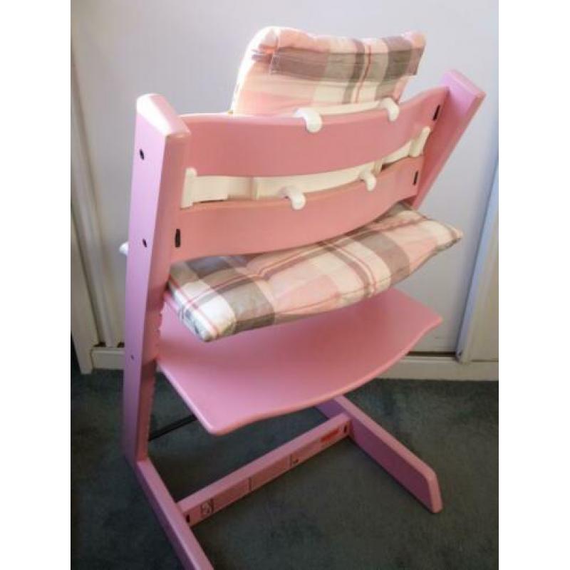 Complete roze Stokke trip trap Tripp Trapp kinderstoel