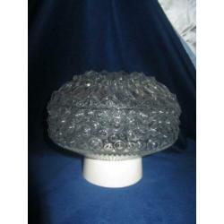 Vintage plafondlamp/plafonniere bubbel, reliëf