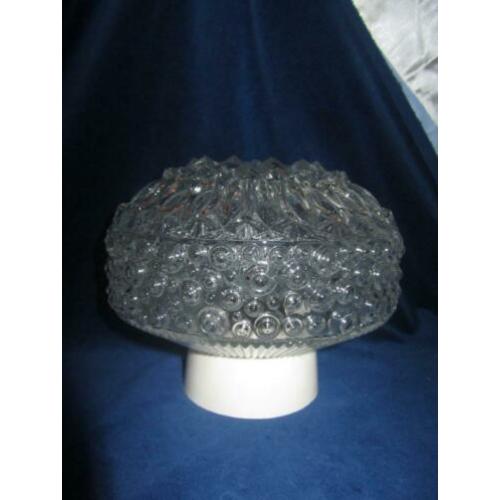 Vintage plafondlamp/plafonniere bubbel, reliëf