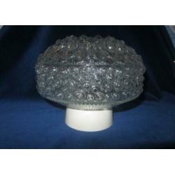 Vintage plafondlamp/plafonniere bubbel, reliëf