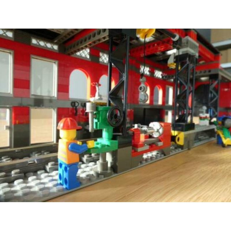 Lego trein 10027 Train Engine Shed zonder doos
