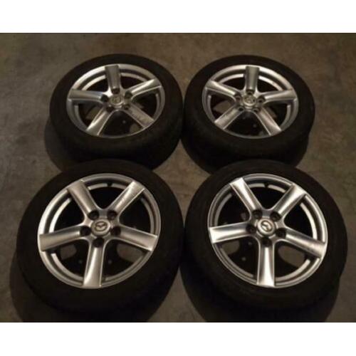 ? 16” Originele Mazda Mx5 NC velgen met Banden 5x114,3