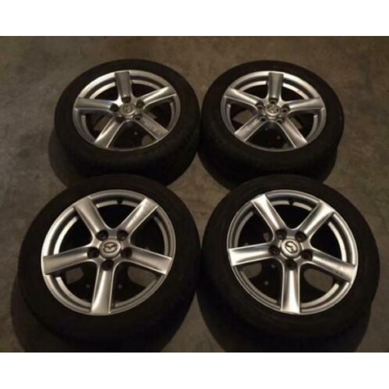 ? 16” Originele Mazda Mx5 NC velgen met Banden 5x114,3