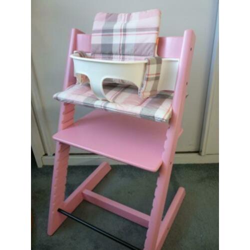 Complete roze Stokke trip trap Tripp Trapp kinderstoel